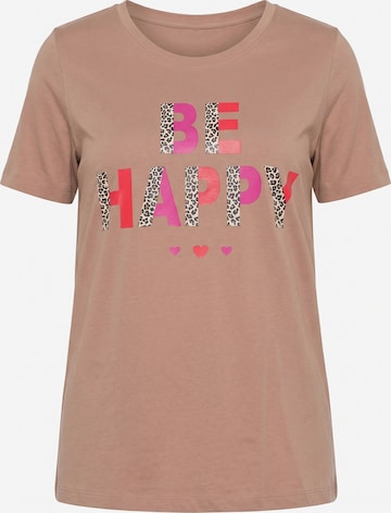 MIAMODA T-Shirt in Braun: Vorderseite
