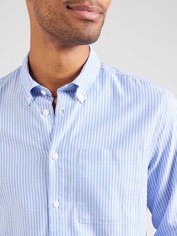 NN07 Regular fit Button Up Shirt 'Arne' in Blue