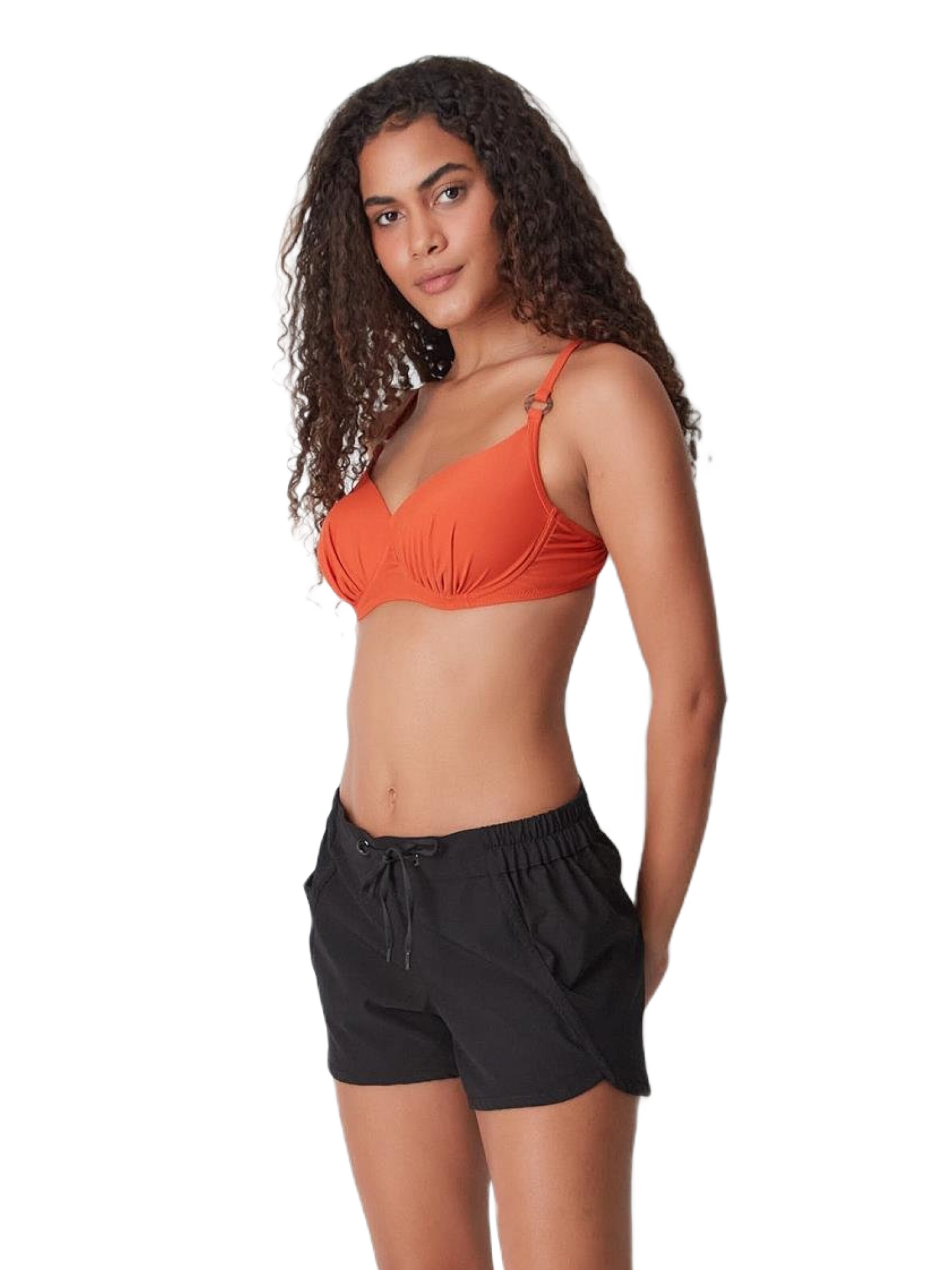 C&City Regular Zwemshorts in Zwart