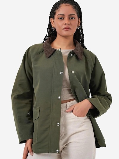 Bigdart Veste mi-saison en M en brun foncé / olive, Vue avec produit