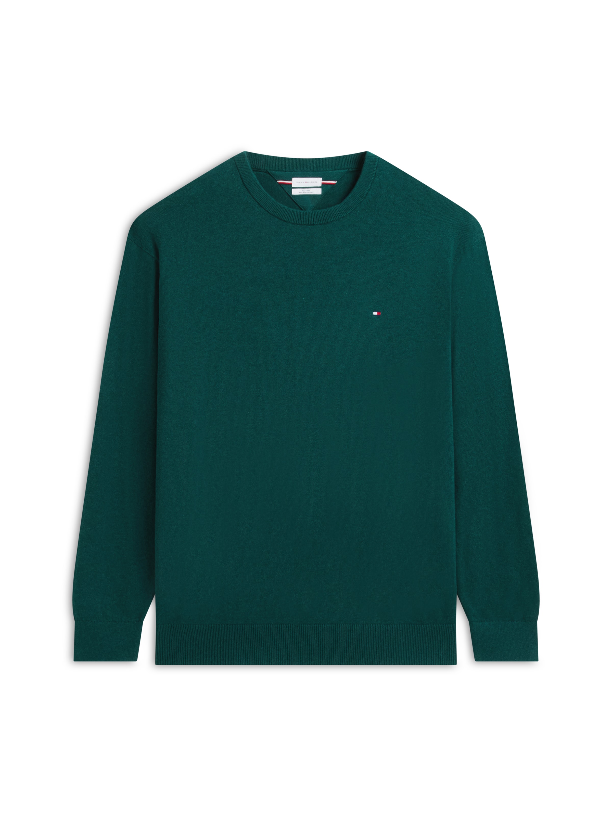 TOMMY HILFIGER Pulóver - zöld: elől