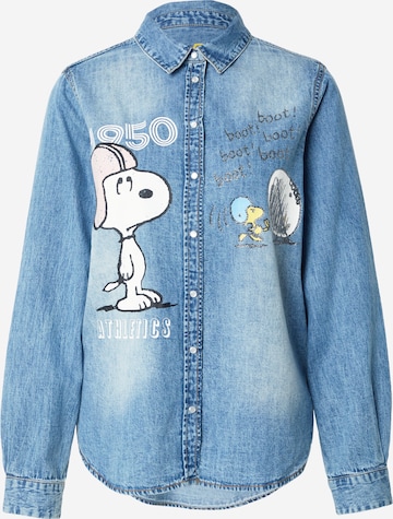 PRINCESS GOES HOLLYWOODBluza 'Snoopy 1950 Athletics' - plava boja: prednji dio