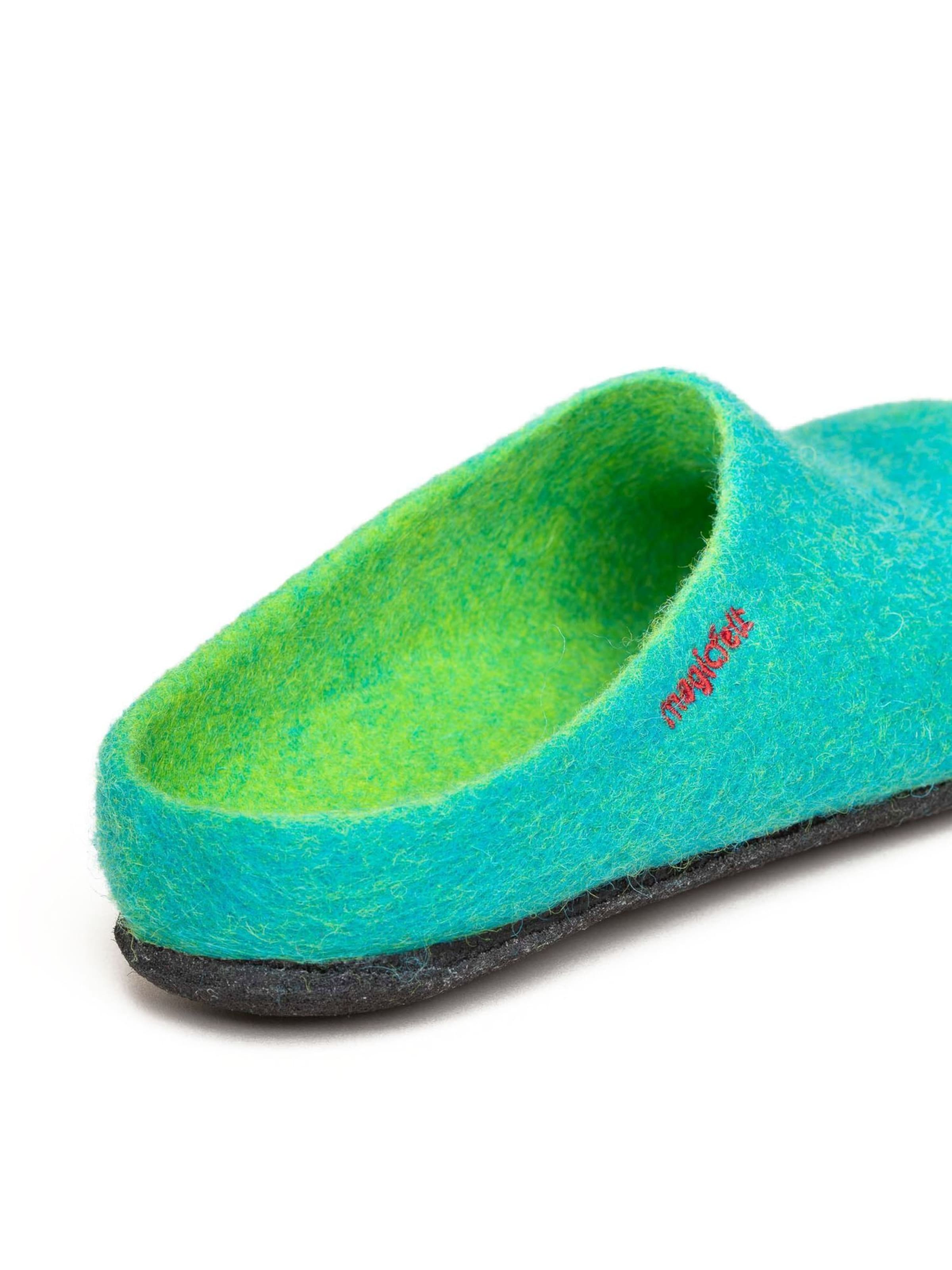 MagicFelt Slippers 'Filzpantoffel Magicfelt 709' in Blue