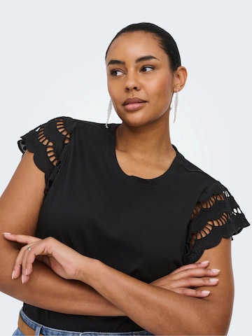 ONLY Carmakoma Majica 'CARMACY' | črna barva