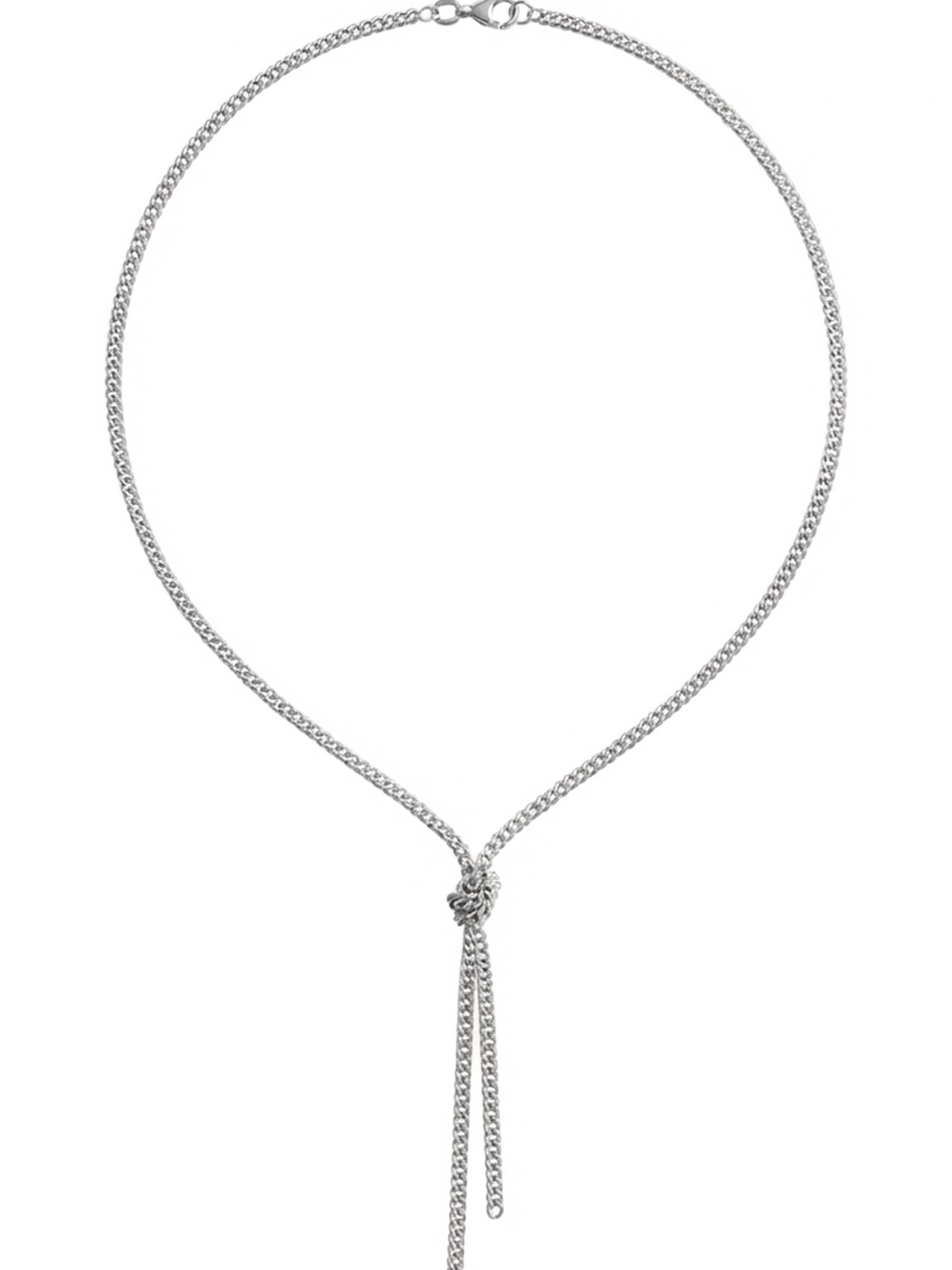 Kamiko Kette 'HEY'‌ in Silber: Vorderseite