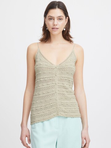 Atelier Rêve - Top ' Estel ' en beige: frente