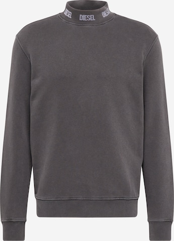 DIESEL Sweatshirt 'NORIS-JAC' in Grey: front