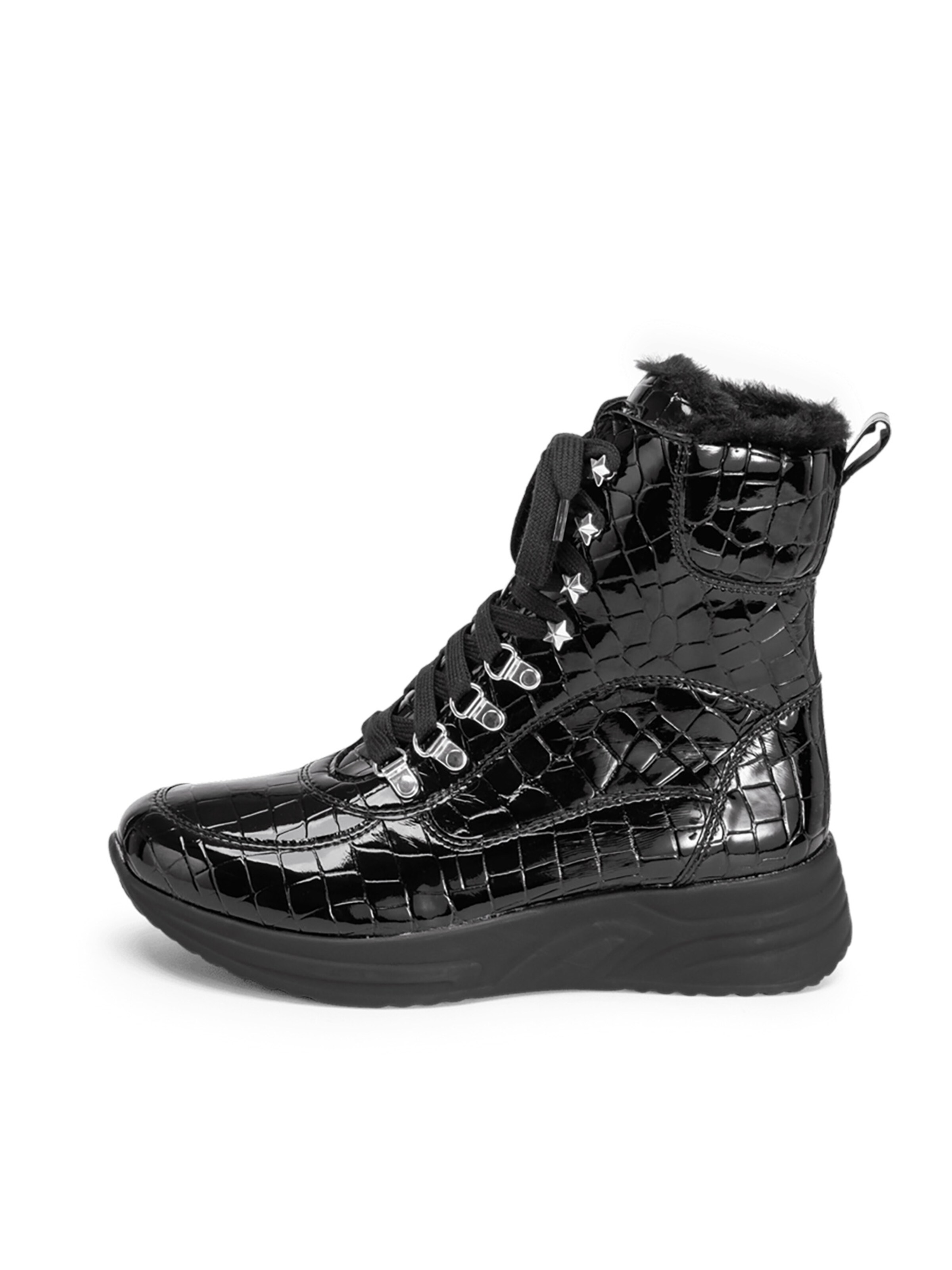 Stivaletto stringato di VITAFORM in nero