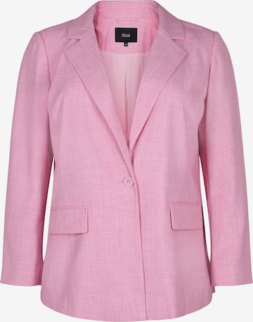 Blazer 'KOOPA' di Zizzi in rosa: frontale