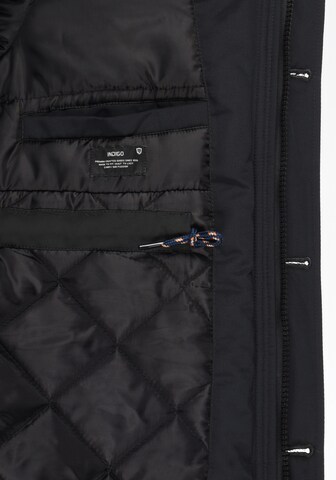 INDICODE JEANS Parka 'Ruffy' in Schwarz