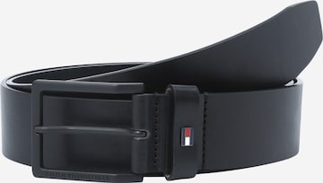 Ceinture Tommy Hilfiger Big & Tall en noir : devant