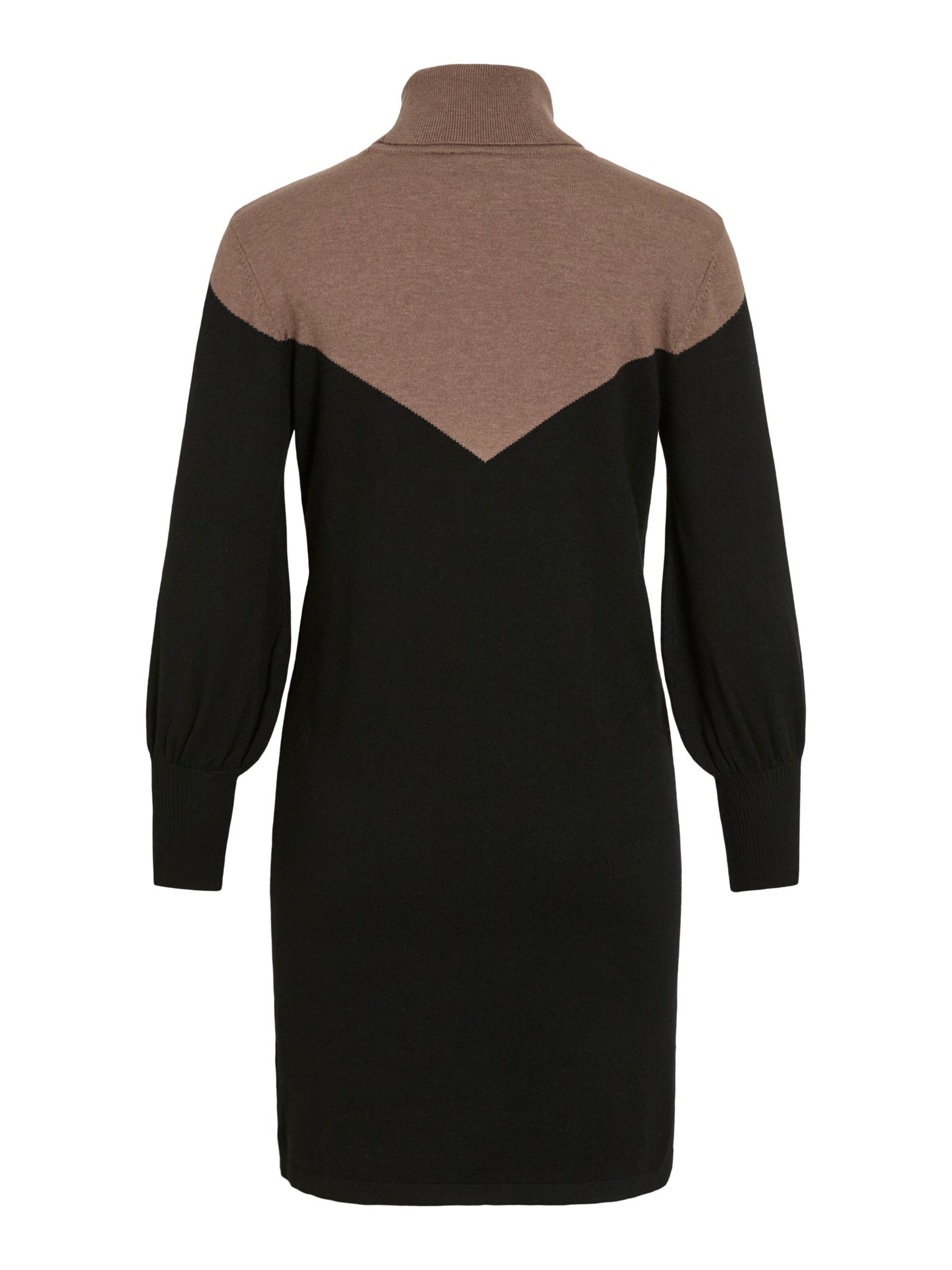 VILA Strikkjole 'VIKerry' i sort