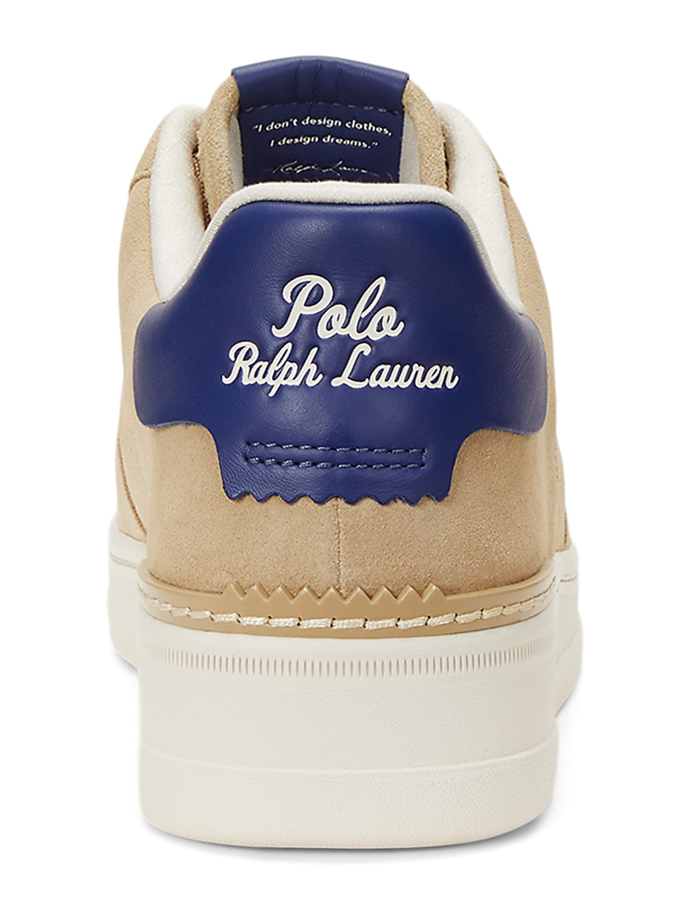Polo Ralph Lauren Platform trainers 'MASTERS CRT' in Beige