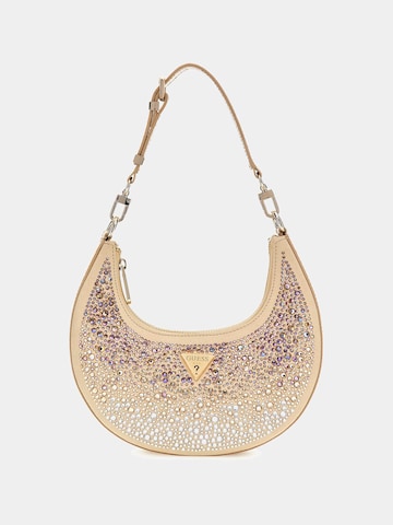 GUESS Schultertasche 'Sofia Strass' in Gold: predná strana