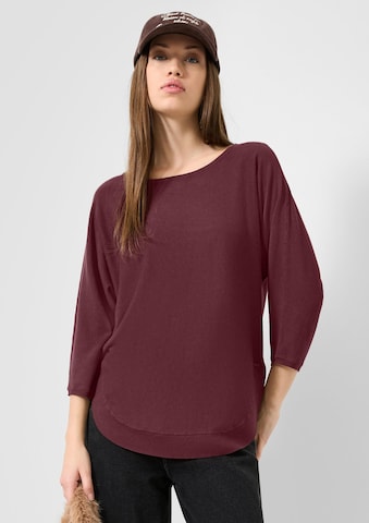 Pull-over QS en rouge : devant