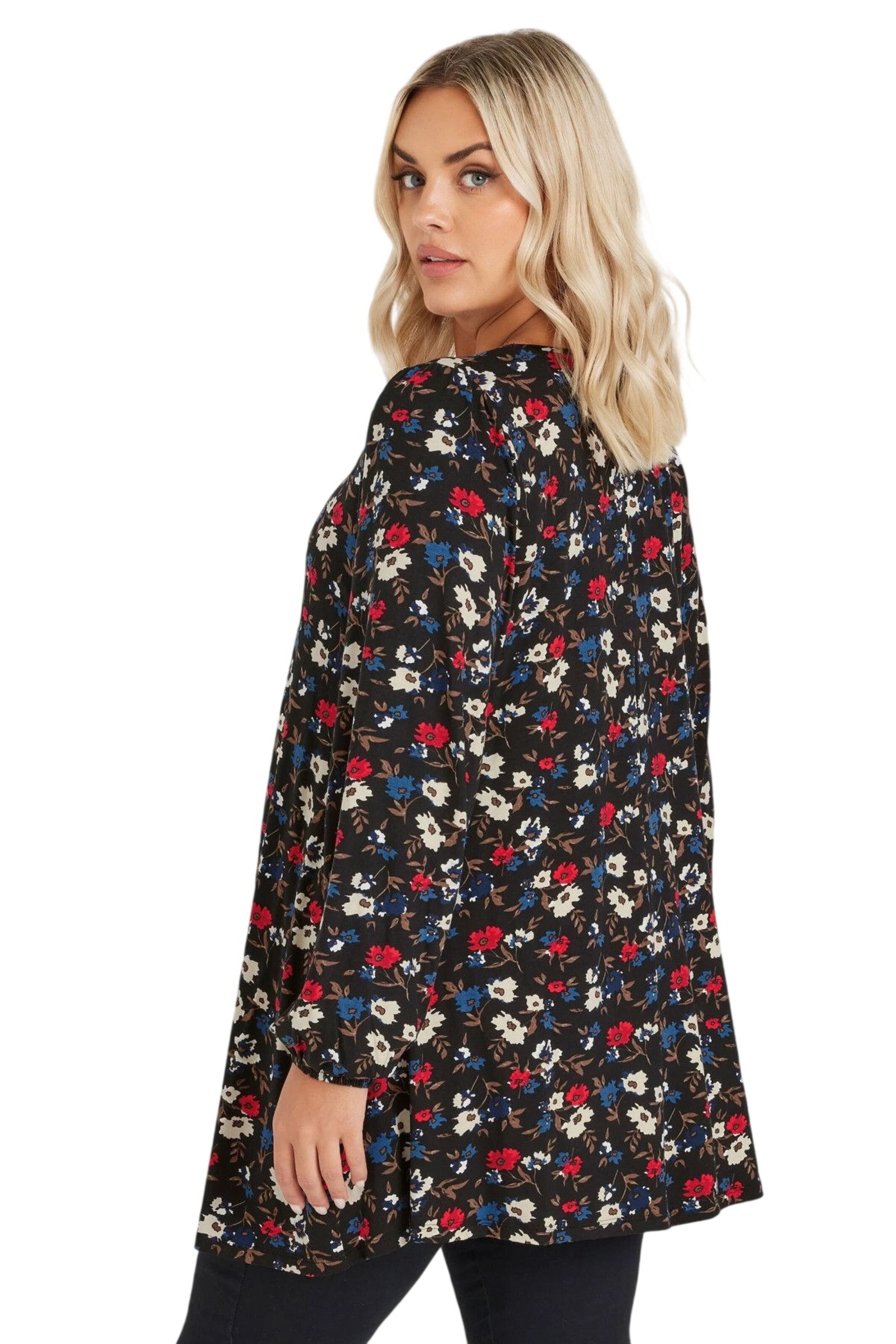 Stil Diva Shirt in Schwarz