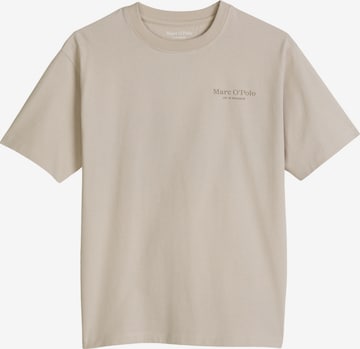 T-Shirt Marc O'Polo en beige : devant