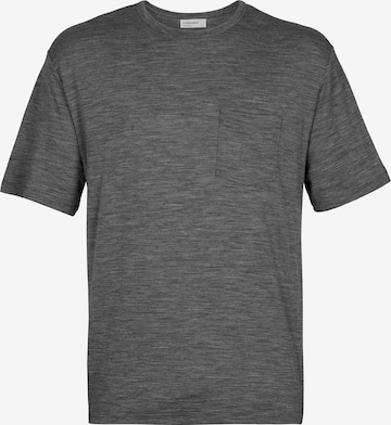 ICEBREAKER Shirt 'M Granary SS Pocket' in Grau: predná strana