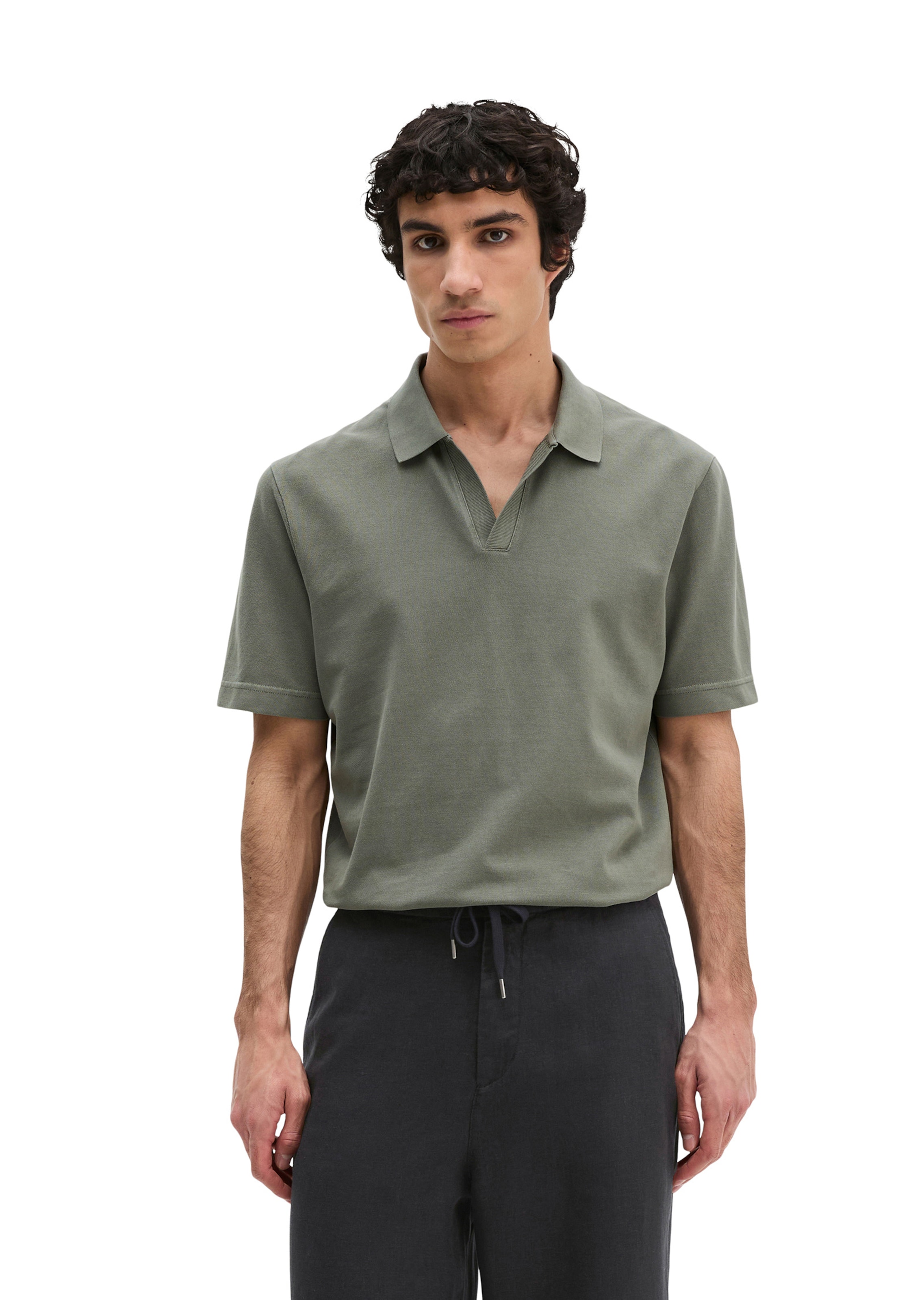 T-Shirt Marc O'Polo en gris : devant