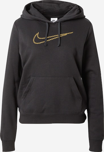 Nike Sportswear Sweatshirt 'CLB FLC SHINE' em amarelo / preto, Vista do produto