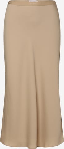 Calvin Klein Skirt in Beige: front