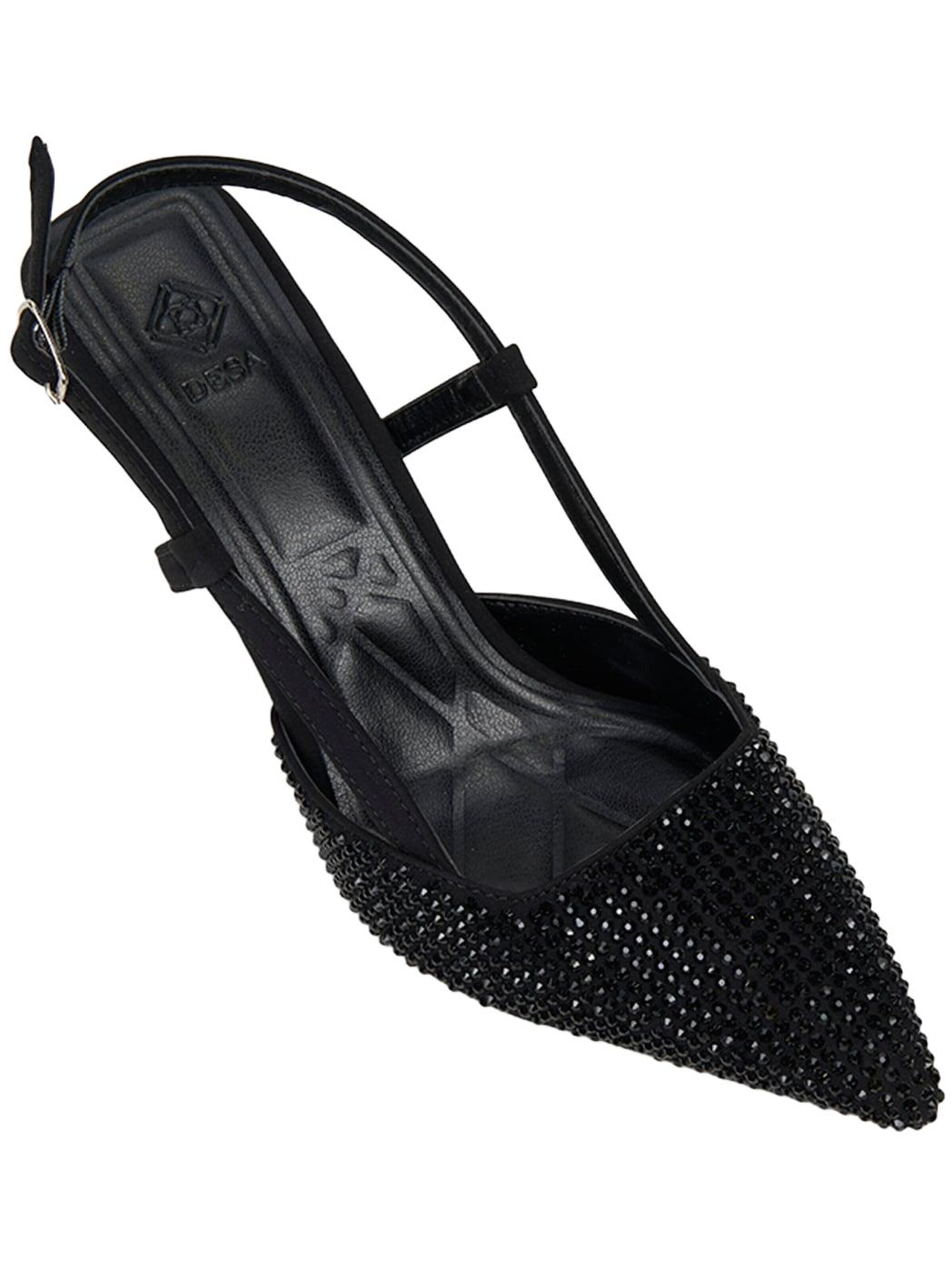 Desa - Zapatos destalonado 'Stilett' en negro