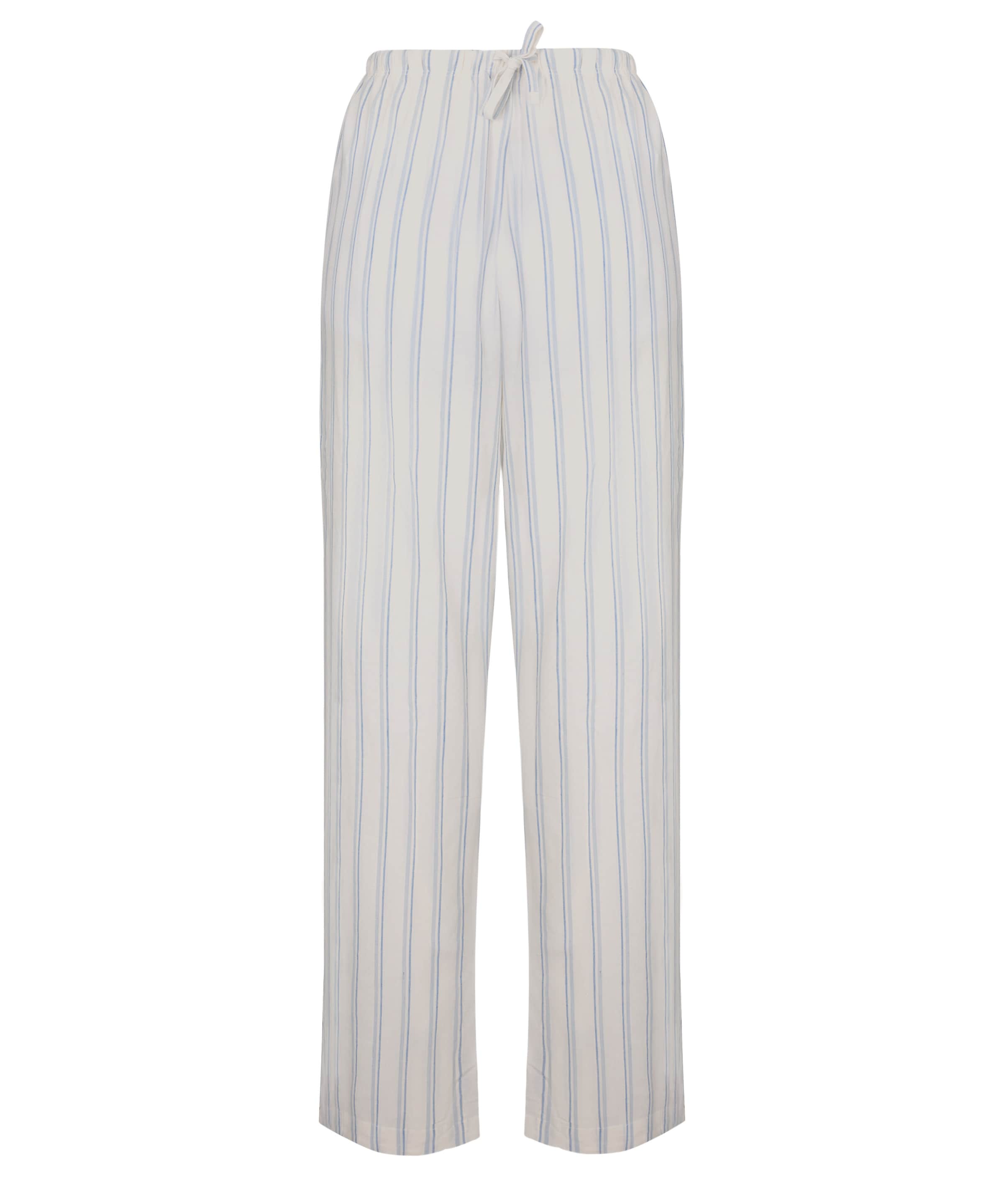 Hunkemöller Pyjamabroek in Wit: voorkant