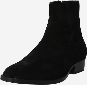 Bottes 'BECK' Bianco en noir : devant