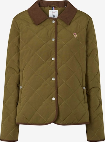 U.S. POLO ASSN. Tussenjas 'Melou' in Groen: voorkant