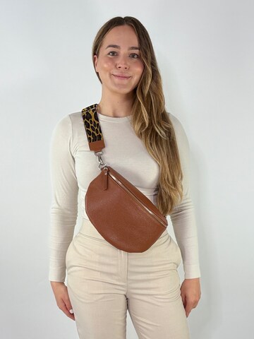 lePelou Belt bag 'SERENA large' in Brown