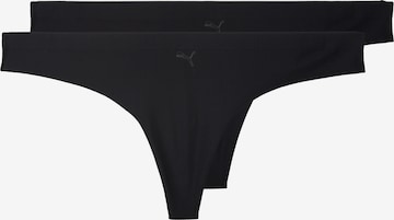 PUMA Thong in Black: front