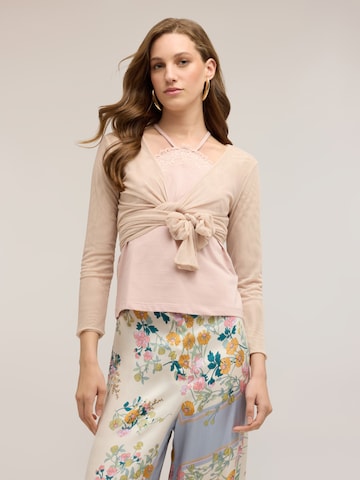 T-shirt MOTIVI en rose : devant