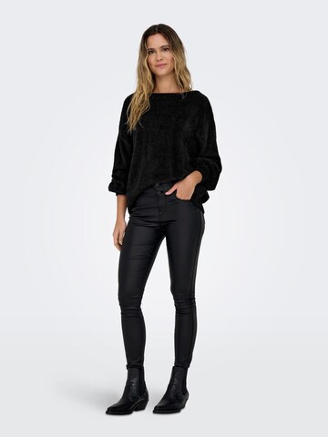 Pull-over 'PIUMO' ONLY en noir