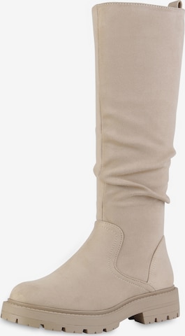 Stiefelette Beige Tamaris Plateau Stiefelette Taupe Tamaris