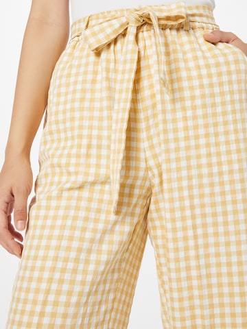 SISTERS POINT Wide leg Pants 'ERA' in Yellow