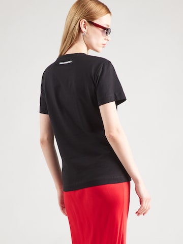 Karl Lagerfeld Μπλουζάκι 'LNY' σε μαύρο: πίσω