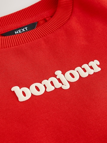 Sweat Next en rouge
