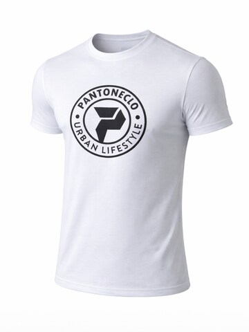 PANTONECLO Shirt 'Pantoneclo Men’s Crew Neck Short Sleeve T-Shirt' in White: front