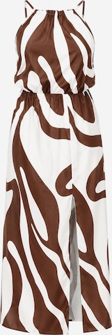 Robe Elara en marron : devant