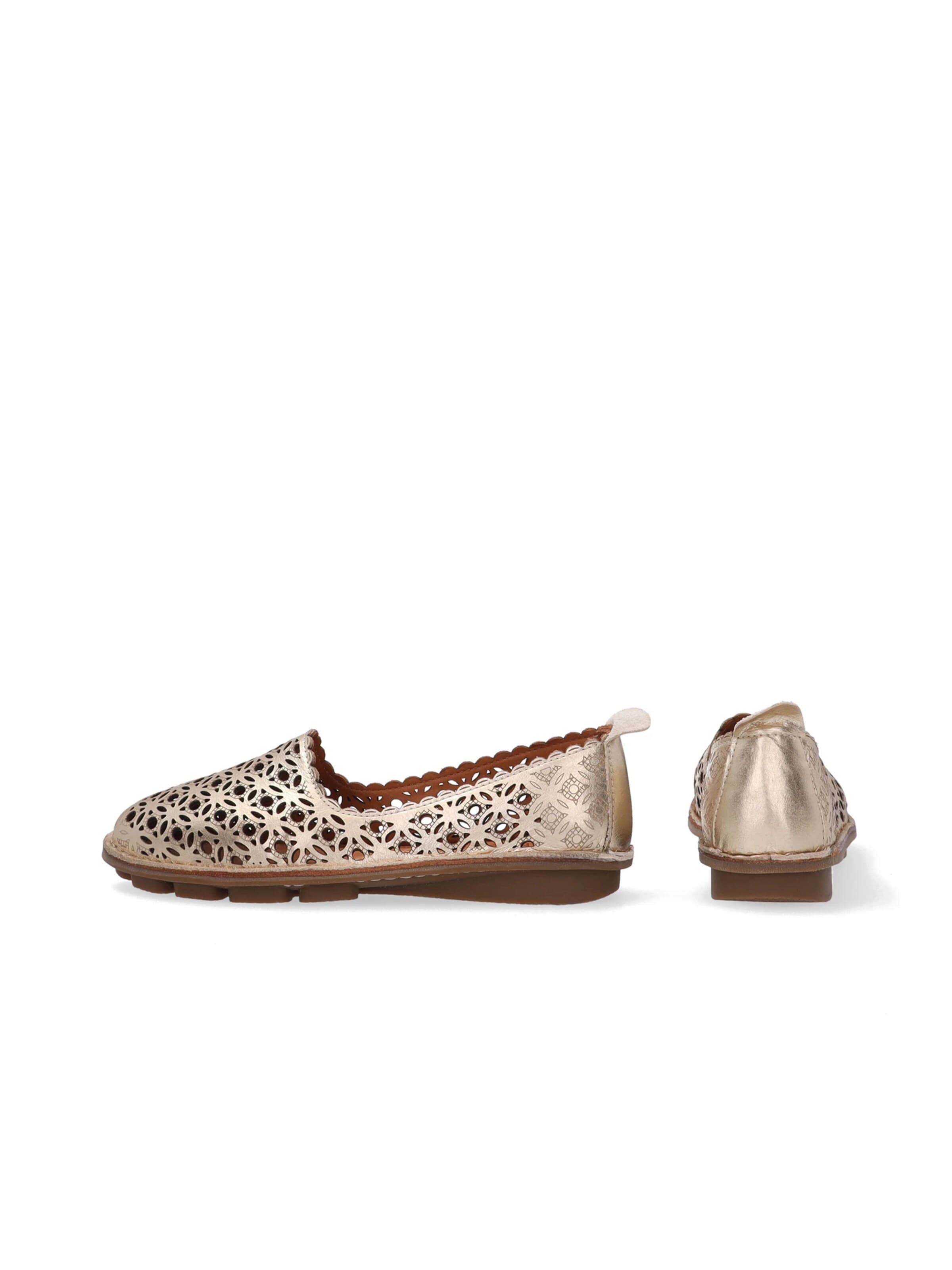 VENEZIA Moccasins in Gold