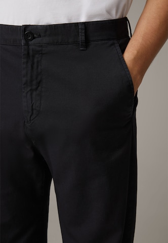STRELLSON Loose fit Chino Pants 'Joe' in Black