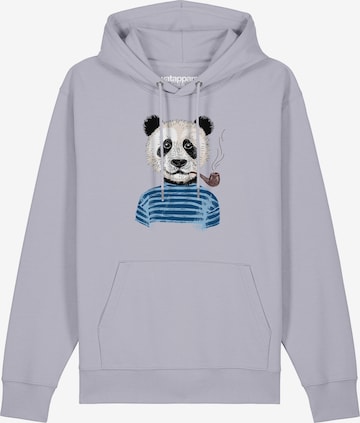 Watapparel Sweatshirt ' Panda ' in Purple: front