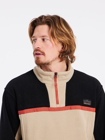 PROTEST Sportsweatshirt 'PRTGLITNE' in Braun