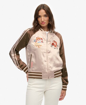 Superdry Tussenjas 'Suikajan' in Beige: voorkant