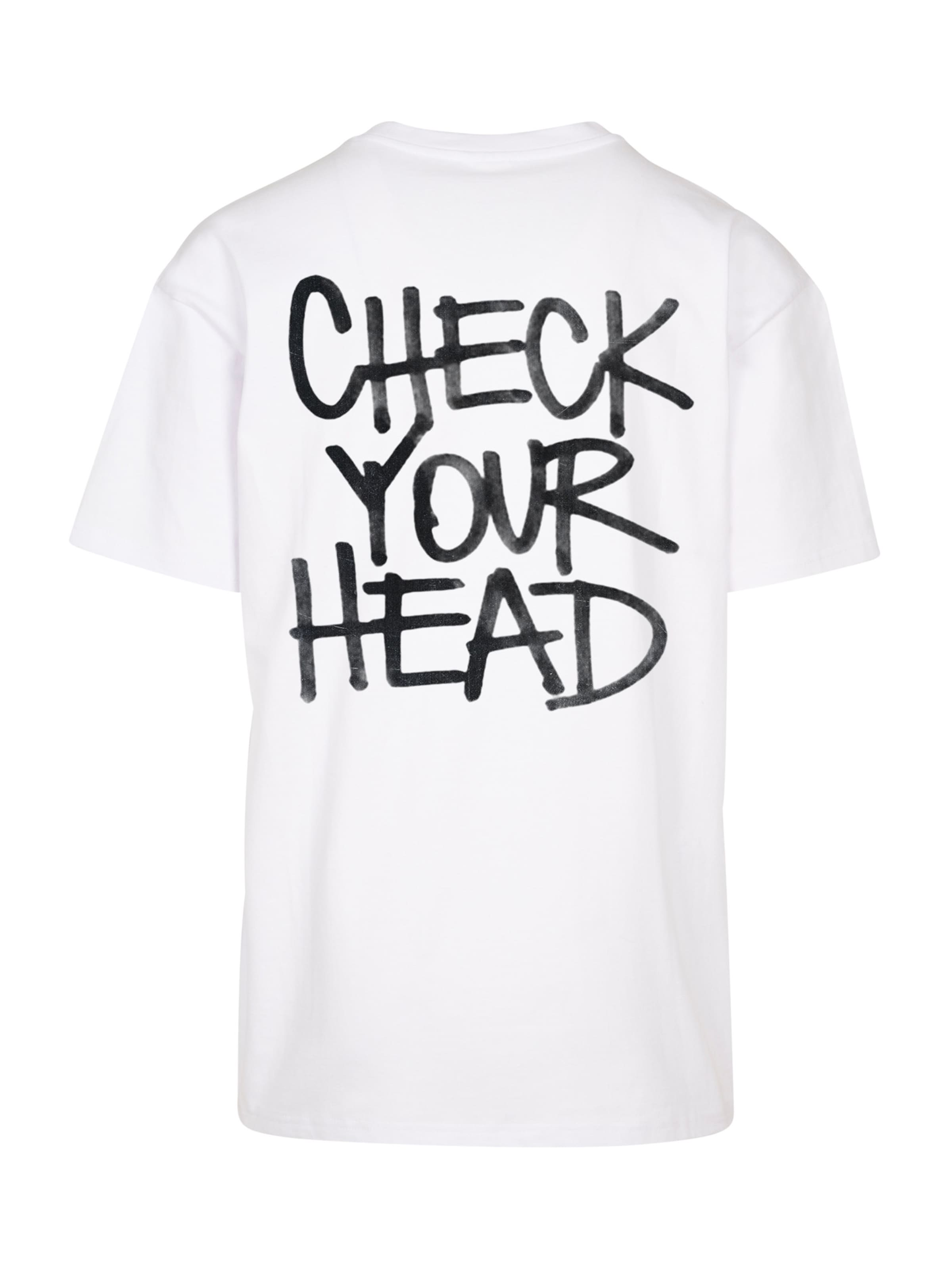 T-Shirt 'Beastie Boys Check your Head' Mister Tee en blanc