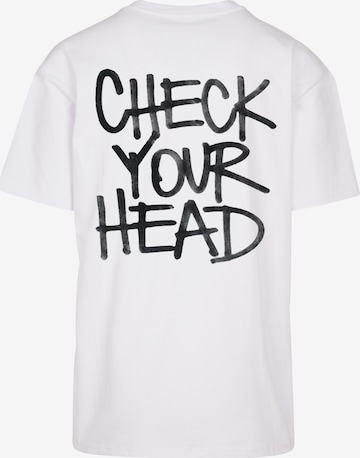 T-Shirt 'Beastie Boys Check your Head' Mister Tee en blanc