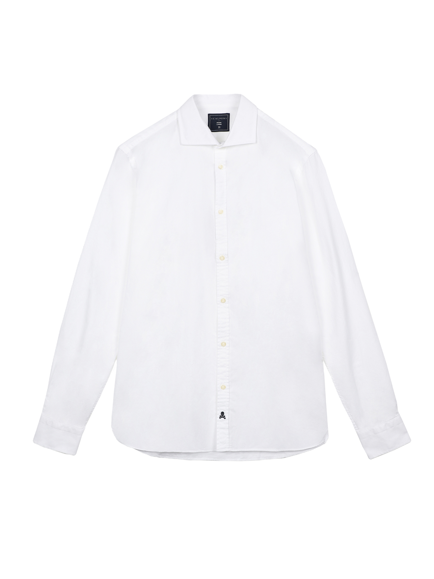 xIWej Odzież Scalpers Koszula w kolorze Biały, Naturalna Bielm 