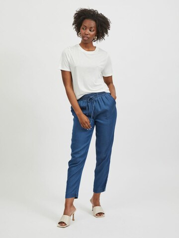 VILA Tapered Broek 'BESS' in Blauw