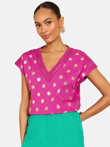 T-shirt love & roses en rose : devant