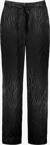 Loosefit Pantaloni de la TAIFUN pe negru: față